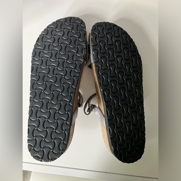 NAOT Women Size 11 Columbus Sandals Mirror Leather Silver Rhinestones 42 - Picture 6 of 7